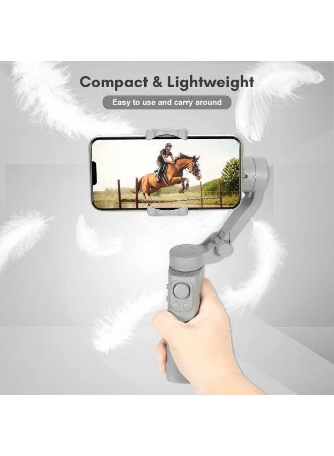 Foldable Handheld Selfie Stick 【Photography Stand】F5 3-Axis Anti-Shake Smartphone Gimbal with Face Tracking and AI Smart Tracking for Photography and Live Streaming - Image 4